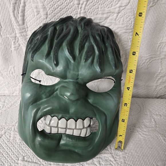 2000s Hulk Marvel Mask Halloween Avengers Super Hero Disney Y2K Cosplay Costume - Picture 5 of 6